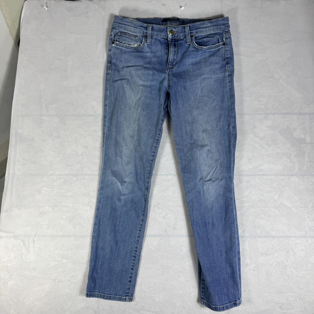 Joe's Womens Straight Ankle Jeans Blue Stone Wash Narrow Denim Stretch 29